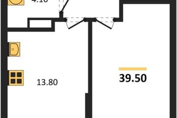 Фото №1: 1-комнатная квартира 39 м² - Краснодар, мкр. Прикубанский внутригородской округ, 