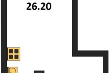 Фото №1: Студия 26 м² - Краснодар, мкр. Прикубанский внутригородской округ, 