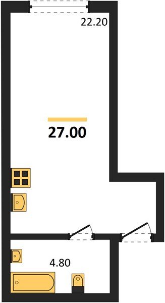 Фото №1: Студия 27 м² - Краснодар, Догма Парк, мкр. Прикубанский внутригородской округ