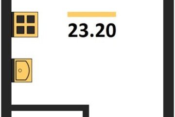 Фото №1: Студия 23 м² - Краснодар, мкр. Прикубанский внутригородской округ, 