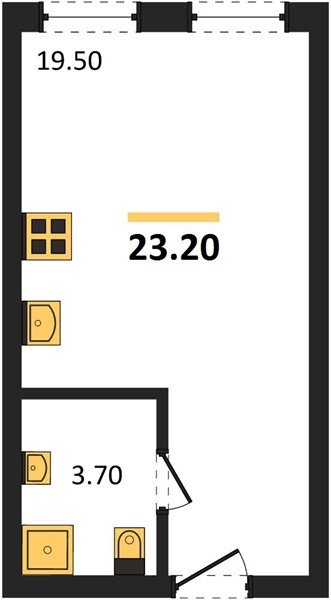 Фото №1: Студия 23 м² - Краснодар, Догма Парк