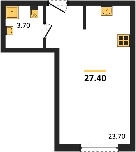 Фото №1: Студия 27 м² - Краснодар, Догма Парк, мкр. Прикубанский внутригородской округ