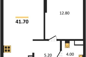 Фото №1: 1-комнатная квартира 41 м² - Краснодар, мкр. Прикубанский внутригородской округ, 
