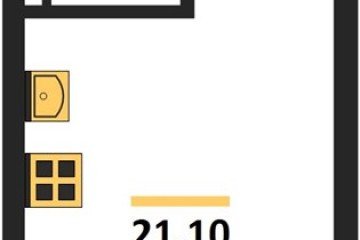 Фото №1: Студия 21 м² - Краснодар, мкр. Прикубанский внутригородской округ, 