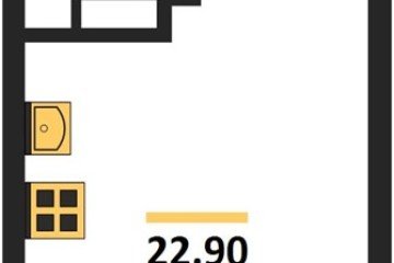 Фото №1: Студия 22 м² - Краснодар, мкр. Догма Парк, 