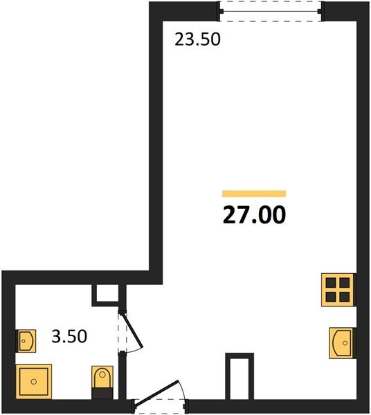 Фото №1: Студия 27 м² - Краснодар, Прикубанский внутригородской округ, мкр. Догма Парк