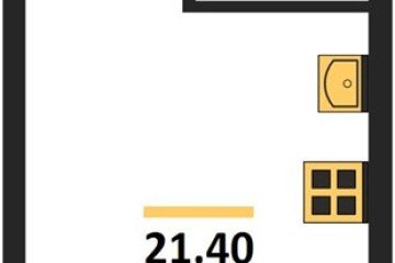 Фото №1: Студия 21 м² - Краснодар, мкр. Догма Парк, 