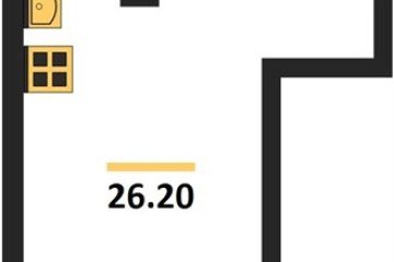 Фото №1: Студия 26 м² - Краснодар, мкр. Догма Парк, 