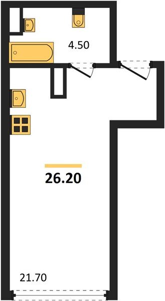 Фото №1: Студия 26 м² - Краснодар, Прикубанский внутригородской округ, мкр. Догма Парк