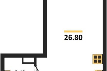 Фото №1: Студия 26 м² - Краснодар, мкр. Догма Парк, 