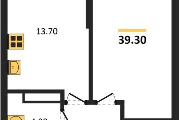 Фото №1: 1-комнатная квартира 39 м² - Краснодар, мкр. Догма Парк, 