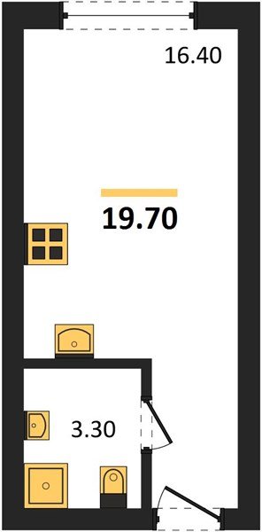 Фото №1: Студия 19 м² - Краснодар, Прикубанский внутригородской округ, мкр. Догма Парк