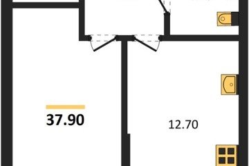 Фото №1: 1-комнатная квартира 37 м² - Краснодар, мкр. Прикубанский внутригородской округ, 