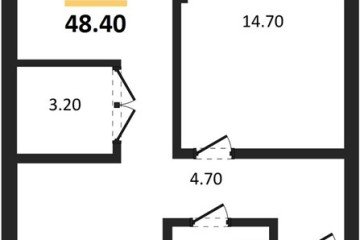 Фото №1: 1-комнатная квартира 48 м² - Краснодар, мкр. Прикубанский внутригородской округ, 