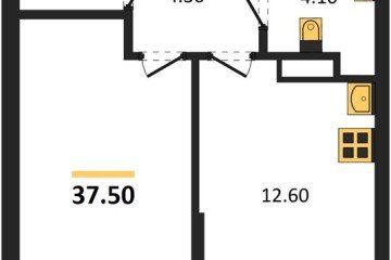 Фото №1: 1-комнатная квартира 37 м² - Краснодар, мкр. Прикубанский внутригородской округ, 