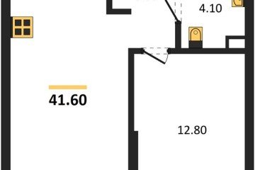 Фото №1: 1-комнатная квартира 41 м² - Краснодар, мкр. Прикубанский внутригородской округ, 