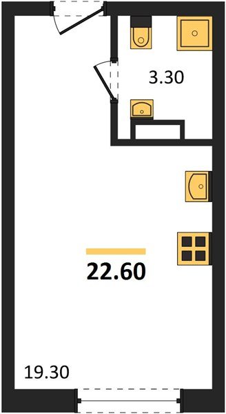 Фото №1: Студия 22 м² - Краснодар, Догма Парк, мкр. Прикубанский внутригородской округ