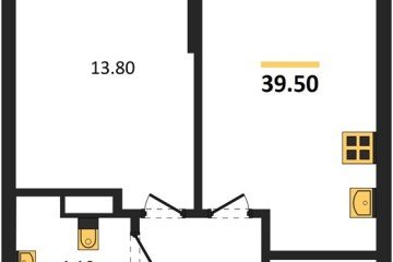 Фото №1: 1-комнатная квартира 39 м² - Краснодар, мкр. Прикубанский внутригородской округ, 