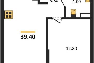 Фото №1: 1-комнатная квартира 39 м² - Краснодар, мкр. Прикубанский внутригородской округ, 