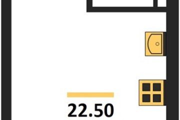 Фото №1: Студия 22 м² - Краснодар, мкр. Прикубанский внутригородской округ, 