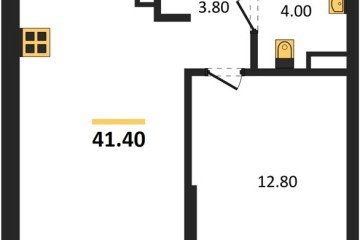 Фото №1: 1-комнатная квартира 41 м² - Краснодар, мкр. Прикубанский внутригородской округ, 