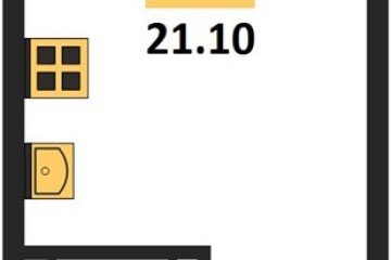 Фото №1: Студия 21 м² - Краснодар, мкр. Прикубанский внутригородской округ, 