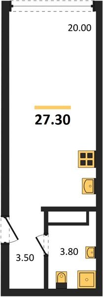 Фото №1: Студия 27 м² - Краснодар, Догма Парк, мкр. Прикубанский внутригородской округ