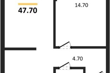Фото №1: 1-комнатная квартира 47 м² - Краснодар, мкр. Прикубанский внутригородской округ, ул. Марины Цветаевой, 34