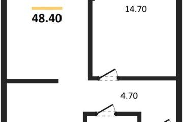 Фото №1: 1-комнатная квартира 48 м² - Краснодар, мкр. Прикубанский внутригородской округ, ул. Марины Цветаевой, 34