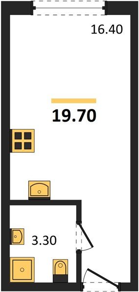 Фото №1: Студия 19 м² - Краснодар, Догма Парк, мкр. Прикубанский внутригородской округ, ул. Марины Цветаевой, 34