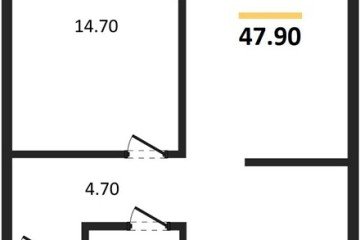 Фото №1: 1-комнатная квартира 47 м² - Краснодар, мкр. Прикубанский внутригородской округ, ул. Марины Цветаевой, 34