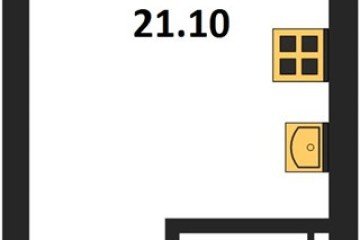 Фото №1: Студия 21 м² - Краснодар, мкр. Прикубанский внутригородской округ, ул. Марины Цветаевой, 34