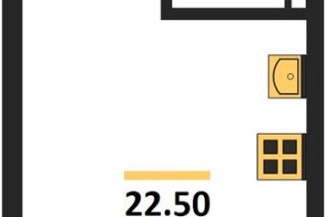 Фото №1: Студия 22 м² - Краснодар, мкр. Прикубанский внутригородской округ, ул. Марины Цветаевой, 34