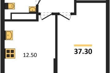 Фото №1: 1-комнатная квартира 37 м² - Краснодар, мкр. Прикубанский внутригородской округ, ул. Марины Цветаевой, 34