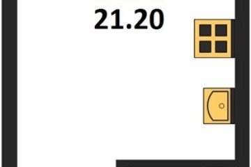 Фото №1: Студия 21 м² - Краснодар, мкр. Прикубанский внутригородской округ, ул. Марины Цветаевой, 34