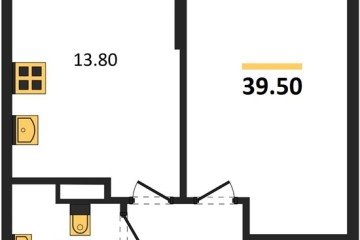 Фото №1: 1-комнатная квартира 39 м² - Краснодар, мкр. Прикубанский внутригородской округ, ул. Марины Цветаевой, 34
