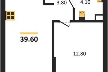 Фото №1: 1-комнатная квартира 39 м² - Краснодар, мкр. Прикубанский внутригородской округ, ул. Марины Цветаевой, 34