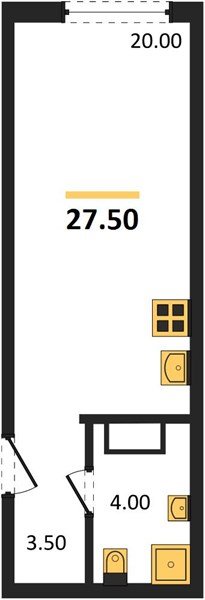Фото №1: Студия 27 м² - Краснодар, Догма Парк, ул. Марины Цветаевой, 34