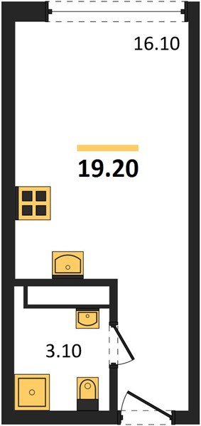 Фото №1: Студия 19 м² - Краснодар, Догма Парк, мкр. Прикубанский внутригородской округ, ул. Марины Цветаевой, 34