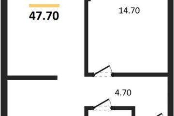 Фото №1: 1-комнатная квартира 47 м² - Краснодар, мкр. Прикубанский внутригородской округ, ул. Марины Цветаевой, 34