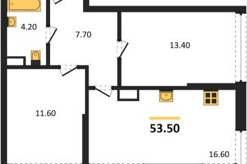 Фото №1: 2-комнатная квартира 53 м² - Краснодар, мкр. Догма Парк, ул. Марины Цветаевой, 33