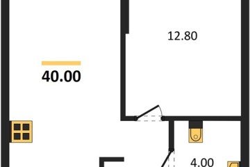 Фото №1: 1-комнатная квартира 40 м² - Краснодар, мкр. Прикубанский внутригородской округ, ул. Марины Цветаевой, 35
