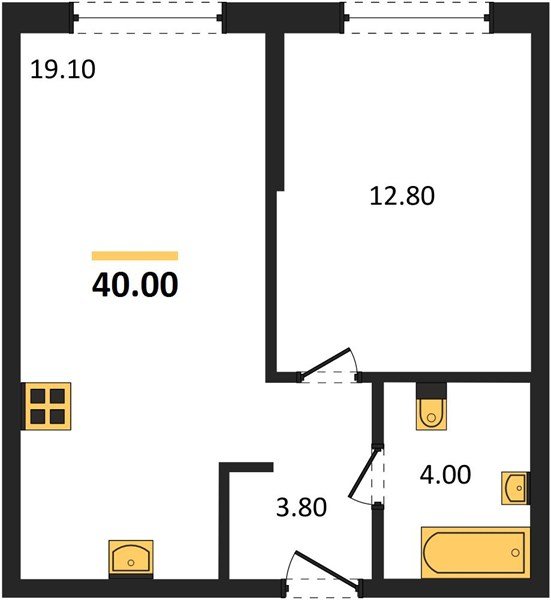 Фото №1: 1-комнатная квартира 40 м² - Краснодар, Догма Парк, мкр. Прикубанский внутригородской округ, ул. Марины Цветаевой, 35