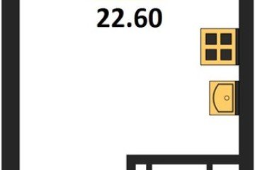 Фото №1: Студия 22 м² - Краснодар, мкр. Прикубанский внутригородской округ, ул. Марины Цветаевой, 35