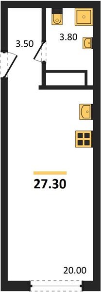 Фото №1: Студия 27 м² - Краснодар, Догма Парк, мкр. Прикубанский внутригородской округ, ул. Марины Цветаевой, 35