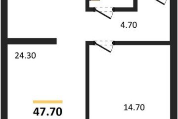 Фото №1: 1-комнатная квартира 47 м² - Краснодар, мкр. Прикубанский внутригородской округ, ул. Марины Цветаевой, 35