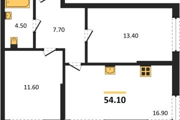 Фото №1: 2-комнатная квартира 54 м² - Краснодар, мкр. Прикубанский внутригородской округ, ул. Марины Цветаевой, 35