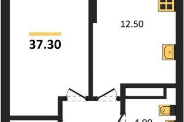 Фото №1: 1-комнатная квартира 37 м² - Краснодар, мкр. Прикубанский внутригородской округ, ул. Марины Цветаевой, 35