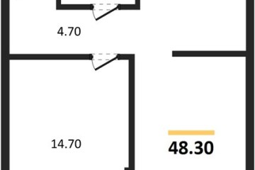 Фото №1: 1-комнатная квартира 48 м² - Краснодар, мкр. Догма Парк, ул. Марины Цветаевой, 36