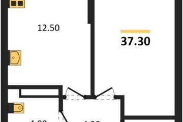 Фото №1: 1-комнатная квартира 37 м² - Краснодар, мкр. Догма Парк, ул. Марины Цветаевой, 36